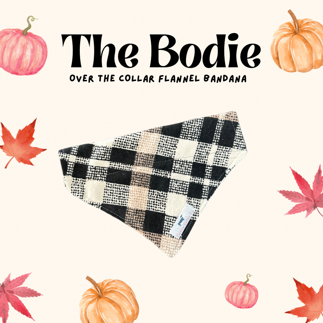 The Bodie Over the Collar Flannel Bandana