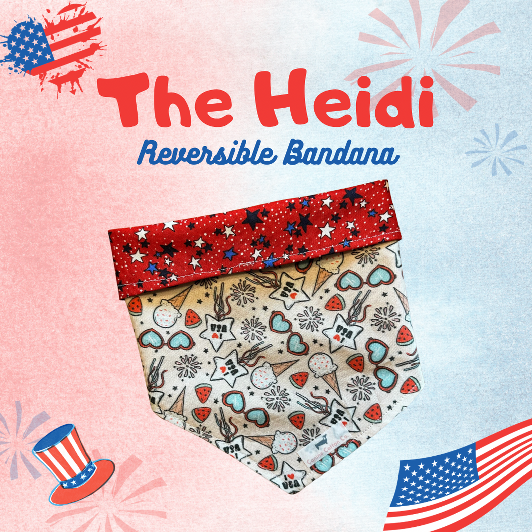 The Heidi Reversible Bandana