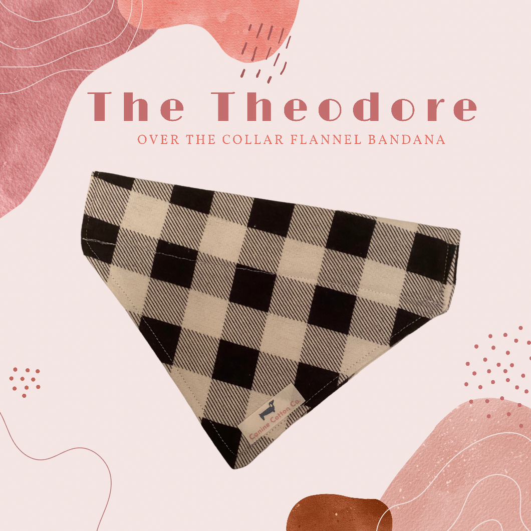 The Theodore Flannel Over the Collar Bandana