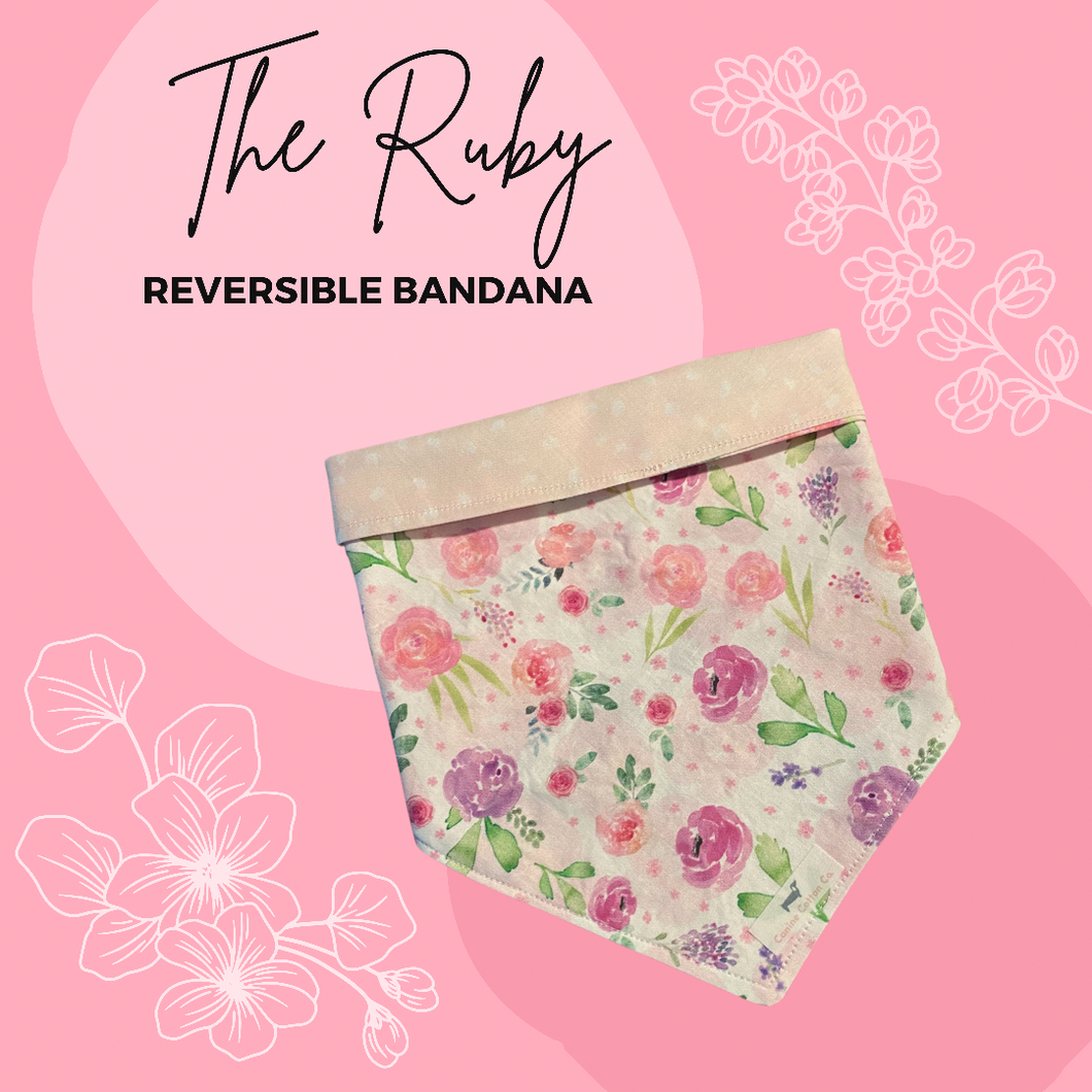 The Ruby Reversible Bandana