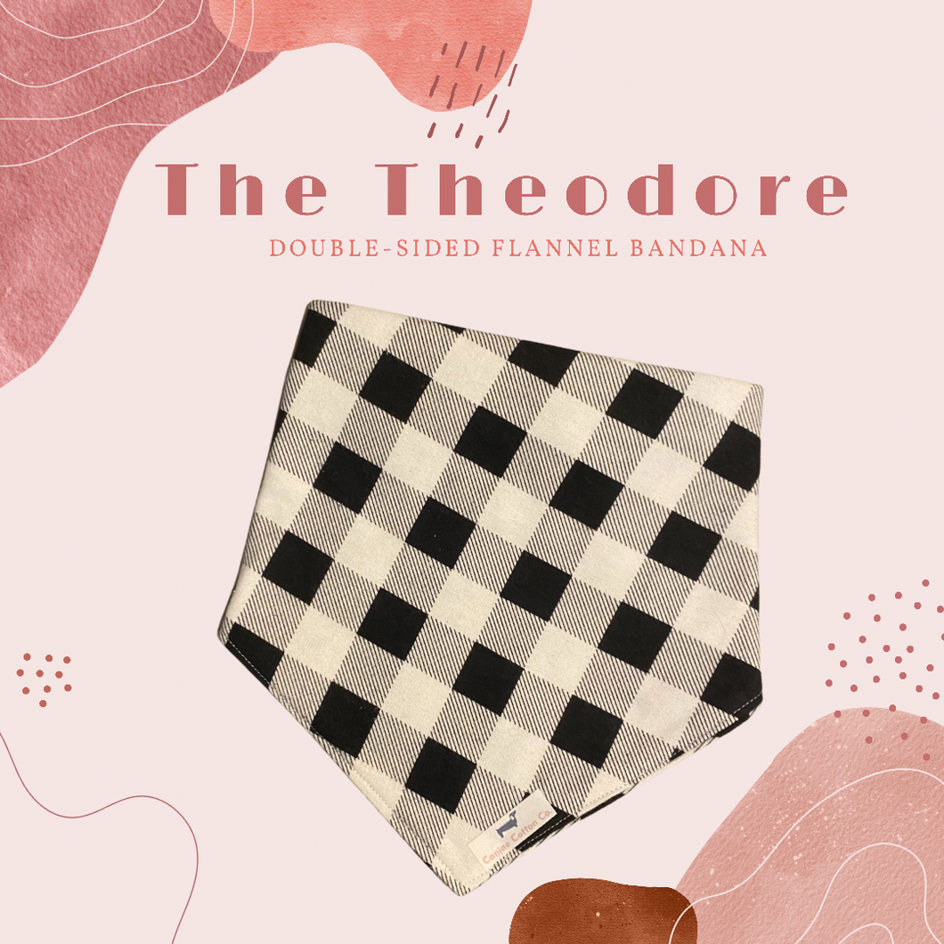 The Theodore Double Sided Flannel Bandana